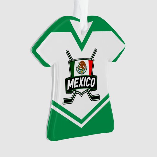Naam & Nummer Jersey Mexico Logo Ornament (voorkant)