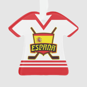 Naam & nummer Jersey Spanje Vakantie Ornament