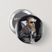 Naam Obama-code Renegade Ronde Button 5,7 Cm (Voorkant /achterkant)