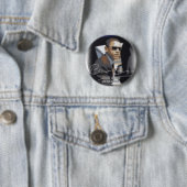 Naam Obama-code Renegade Ronde Button 5,7 Cm (In situ)