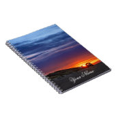  naam Ocean Lover Beach Sunset romance Notitieboek (Rechterzijde)