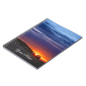  naam Ocean Lover Beach Sunset romance Notitieboek (Linkerzijde)