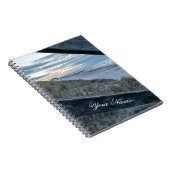  naam Ocean Lover Beach Sunset romance Notitieboek (Rechterzijde)