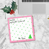 Naam of bedrijf Grappig Beste Kerstman Quote Post-it® Notes