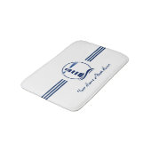 Naam of Boot Nautical Classic Vuurtoren Marine Badmat (Gekanteld)