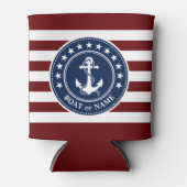 Naam of handelsnaam: Nautical Anchor Stars Stripes Blikjeskoeler (Voorkant)