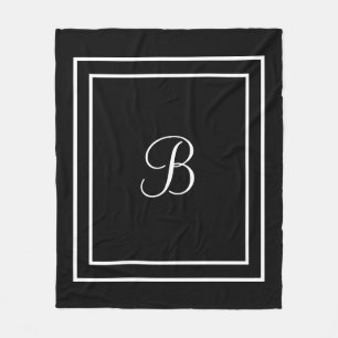 Naam of initiaal Fleece Blanket Deken