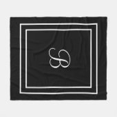 Naam of initiaal Fleece Blanket Deken (Voorkant (Horizontaal))