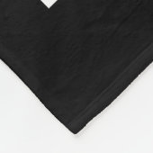 Naam of initiaal Fleece Blanket Deken (Hoek)