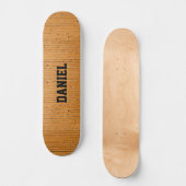 Naam of Initialen Houtwooden Skateboard toevoegen (Voorkant)