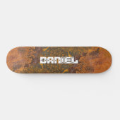 Naam of Initialen Roeststaal Bord Skateboard toevo (Horizontaal)
