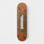 Naam of Initialen Roeststaal Bord Skateboard toevo (Voorkant)