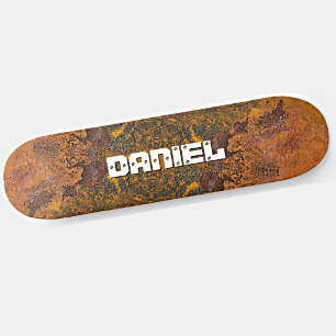 Naam of Initialen Roeststaal Bord Skateboard toevo