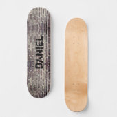 Naam of Initialen toevoegen Onderdruk op brick Persoonlijk Skateboard (Voorkant)