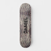 Naam of Initialen toevoegen Onderdruk op brick Persoonlijk Skateboard (Voorkant)