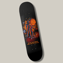 Naam of Jouw tekst toevoegen - Lion Astronaut SK8  Persoonlijk Skateboard