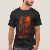 Naam of Jouw tekst toevoegen - Lion Astronaut SK8 T-shirt (Voorkant)
