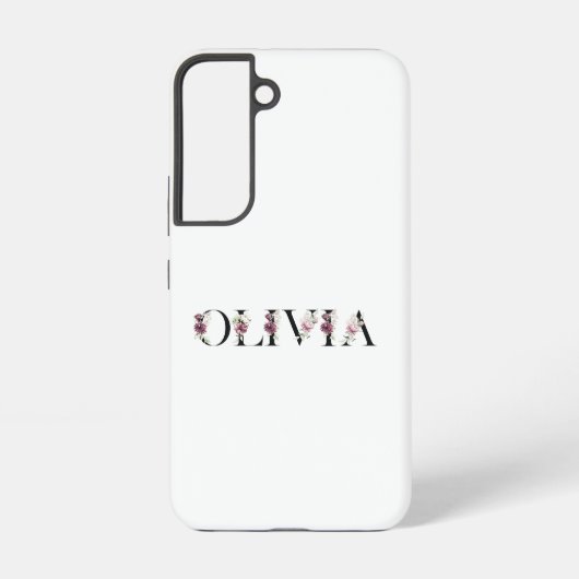 Naam Olivia Samsung Galaxy Hoesje (Achterkant)