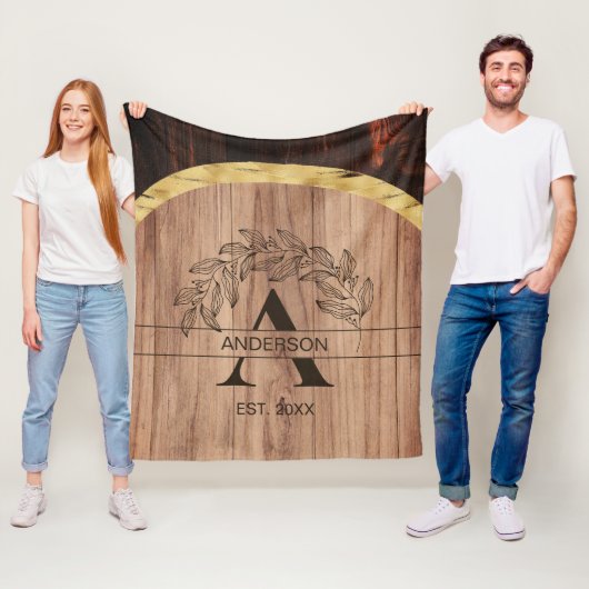 Naam Oostenrijkse familie Fleece Deken (In situ)