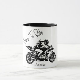 Naam op 'Born To Ride' Mok