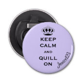 Naam op Custom Craft, 2.25-inch magneet Button Flesopener (Voorkant)