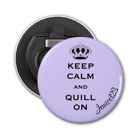 Naam op Custom Craft, 2.25-inch magneet Button Flesopener (Voorkant)