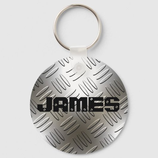 Naam op de Sleutelhanger Metal Diamond Bord (Voorkant)