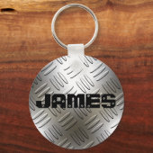 Naam op de Sleutelhanger Metal Diamond Bord (Voorkant)