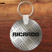 Naam op de Sleutelhanger Metal Diamond Bord (Voorkant)