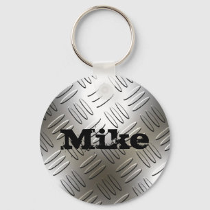 Naam op de Sleutelhanger Metal Diamond Bord