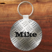 Naam op de Sleutelhanger Metal Diamond Bord (Voorkant)