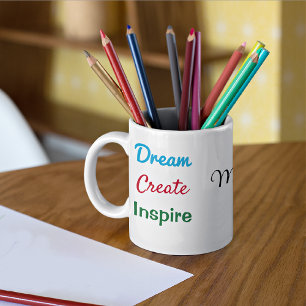 Naam op Dream Create Inspire 11oz Koffiemok