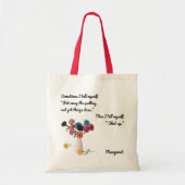 Naam op Humorous Funny Craft Gezegde, Tote Bag (Voorkant)