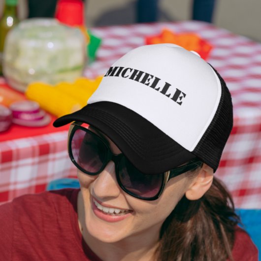 Naam op maat monogram trucker pet