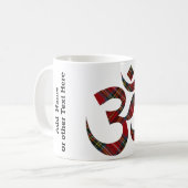 Naam op OM Symbol 11oz Koffie Mok (Voorkant links)