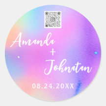 Naam Opslaan Datum Qr Code Logo Holographic