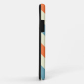 Naam oranje blauw chevron zigzag zzag zagpatroon i Case-Mate iPhone case (Achterkant/rechts)