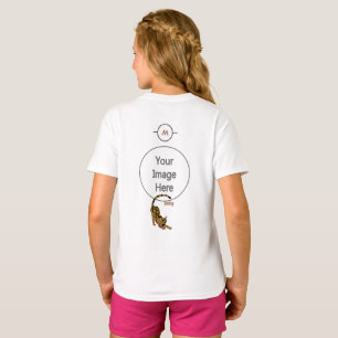 Naam Oranje Paisley Bengal Kitten Yoga Stretching T-shirt