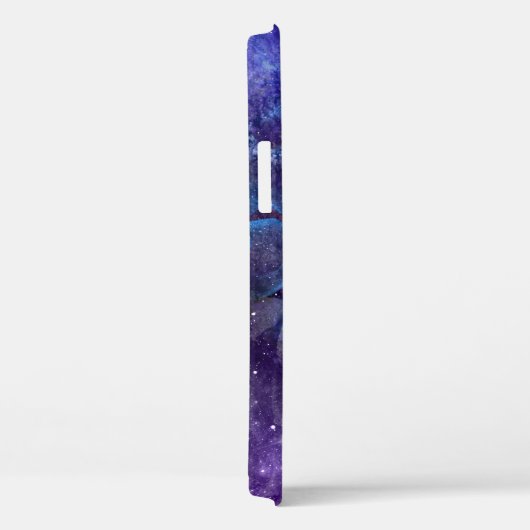 Naam Paarse Blauwe Galaxy Case-Mate iPhone Case (Achterkant / Rechts)