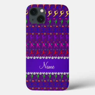 Naam paarse regenboogmythe hartssterren iPhone 13 hoesje