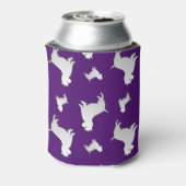 Naam paarse West Highland White Terrier dogs Blikjeskoeler (Blikje Achterkant)