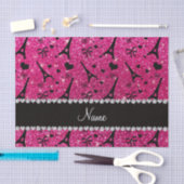 naam paris eiffel tower neon hot roze glitter tissuepapier (Craft)