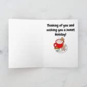 Naam Pas Cacao met Vakantiedrukbehandelingen aan Feestdagen Kaart (Binnen)