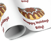 Naam Pas de Dak van de Bundel voor Kerstmis aan Cadeaupapier (Rol Hoek)