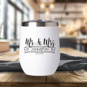 Naam Pas getrouwd Banner Mr & Mrs ID668