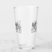 Naam Pas getrouwd Banner Mr & Mrs ID668 Glas (Rechts)