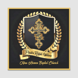 Naam pastor naamplaatje