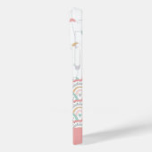  naam Patchwork Love Hearts Rainbows Case-Mate iPhone Case (Achterkant / Links)