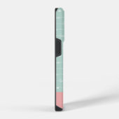 naam Patchwork Love Hearts Rainbows iPhone Hoesje (Rechterkant)