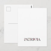 Naam Patricia Briefkaart (Voorkant / Achterkant)